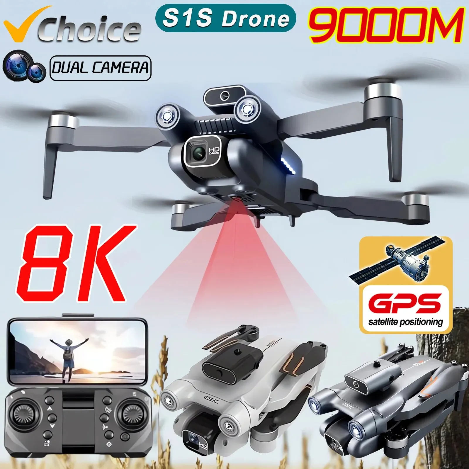 Drone Gps Module - New S1S 5G GPS Drone Camera