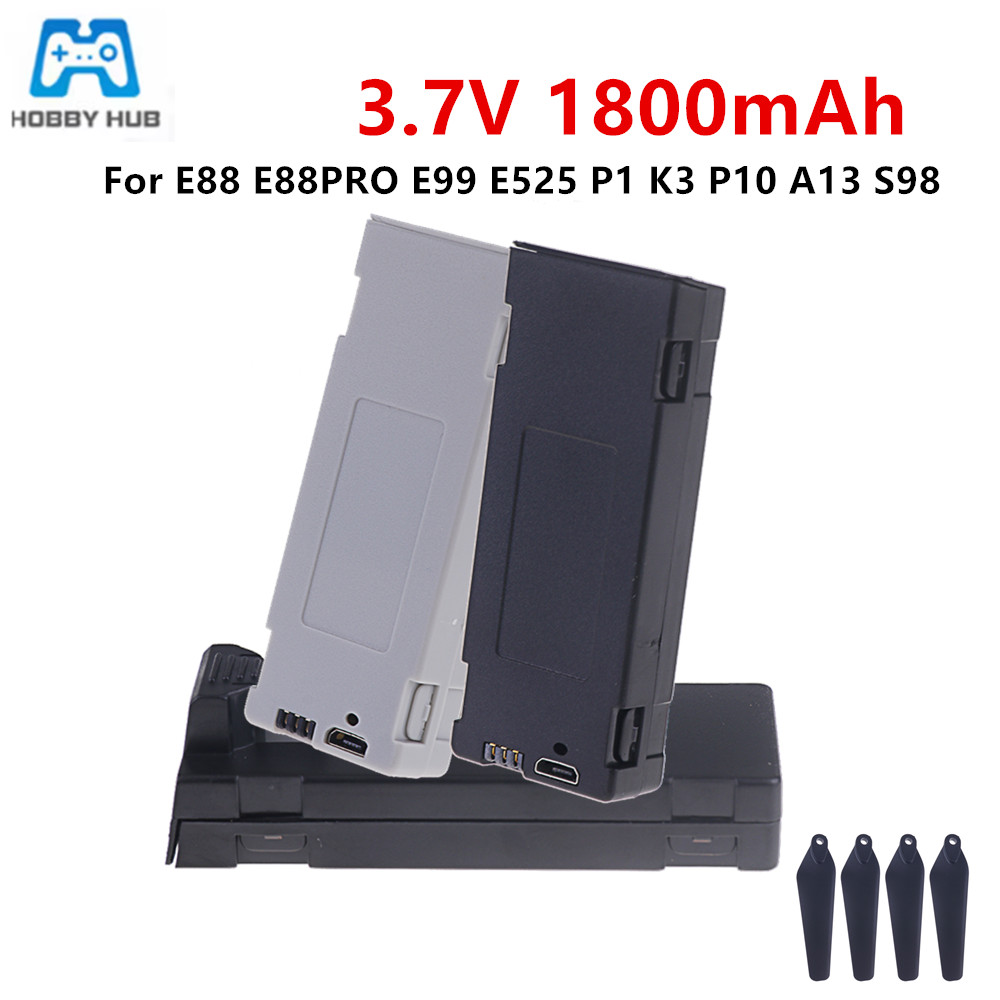 Drone Charger - For E88 Battery Rechargeable Battery 3.7V