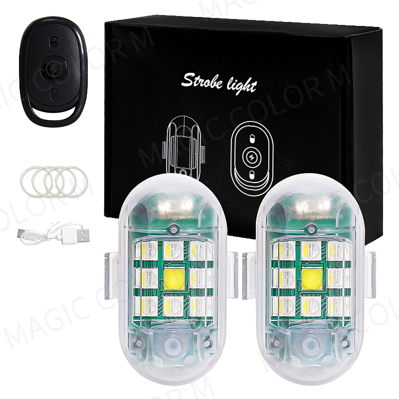 Drone Led Light - 2PCS Wireless LED Strobe Light Remote