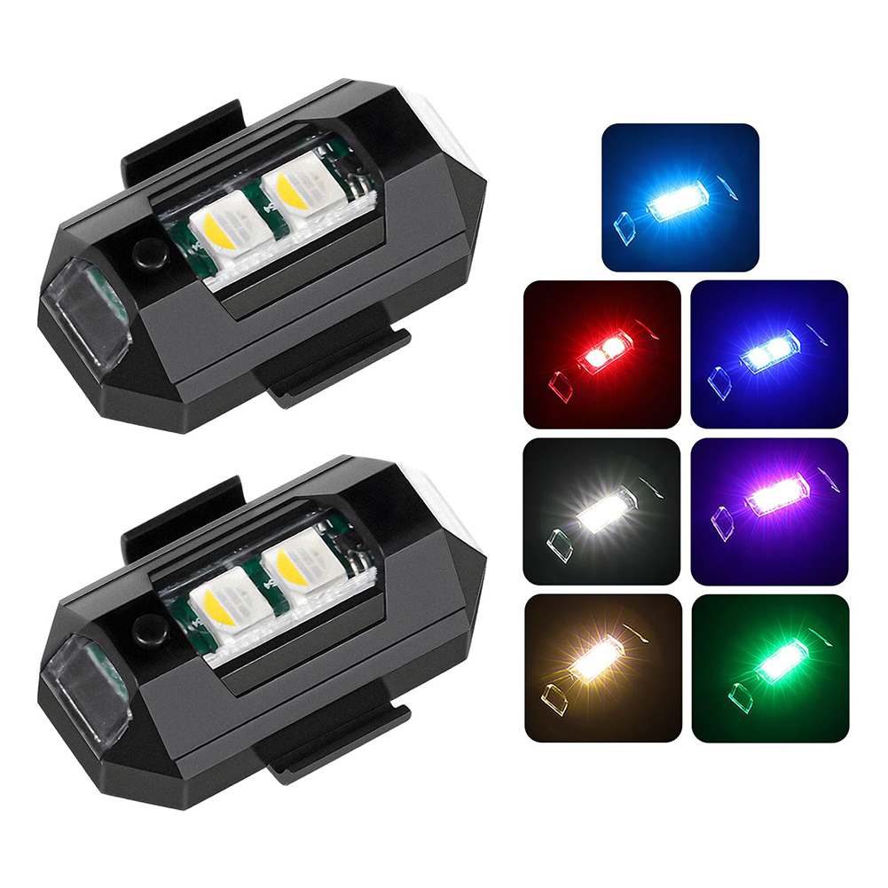 Drone Led Light - 2PCS Mini LED Strobe Lights Decorative,