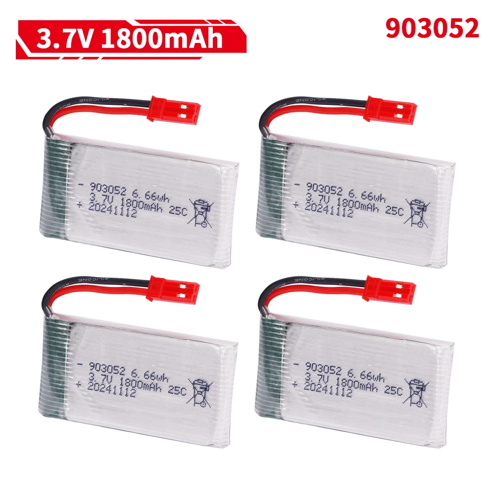 Drone Charger - 3.7V 1800mAh 903052 lipo Battery XH4.0