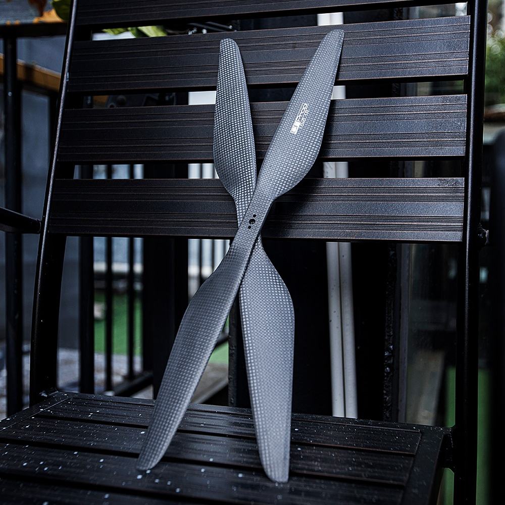 Drone Propeller - LIGPOWER P24*7.2 10mm Hole Polished Black