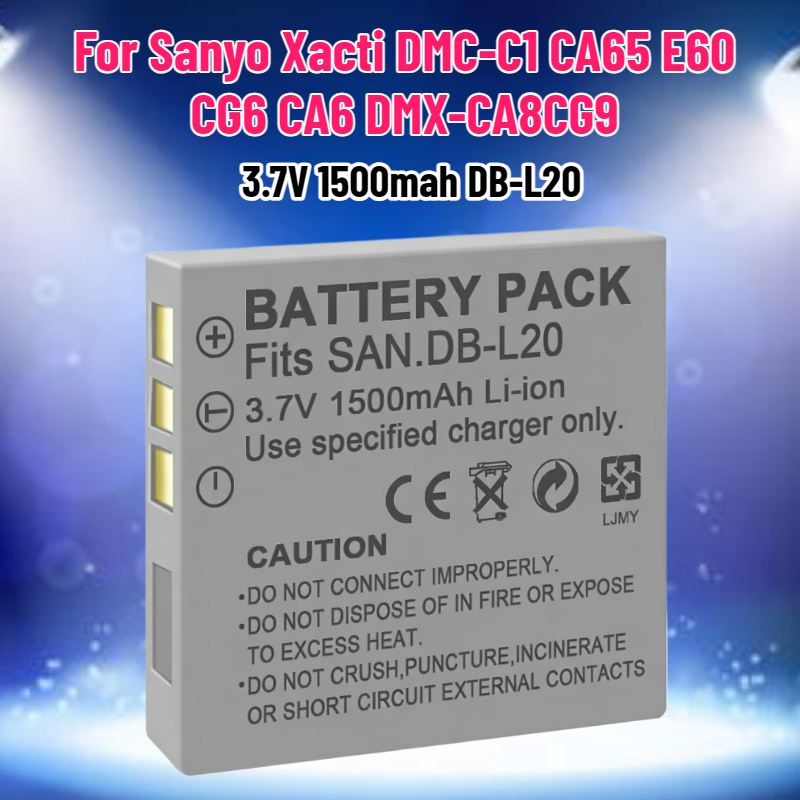 Drone Battery - 3.7V 1500mah DB-L20 Battery for Sanyo