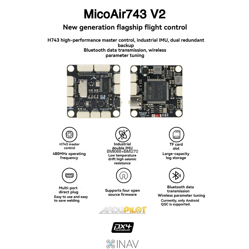 MicoAir743 V2   Flight Control - Drone Flight Controller review and price