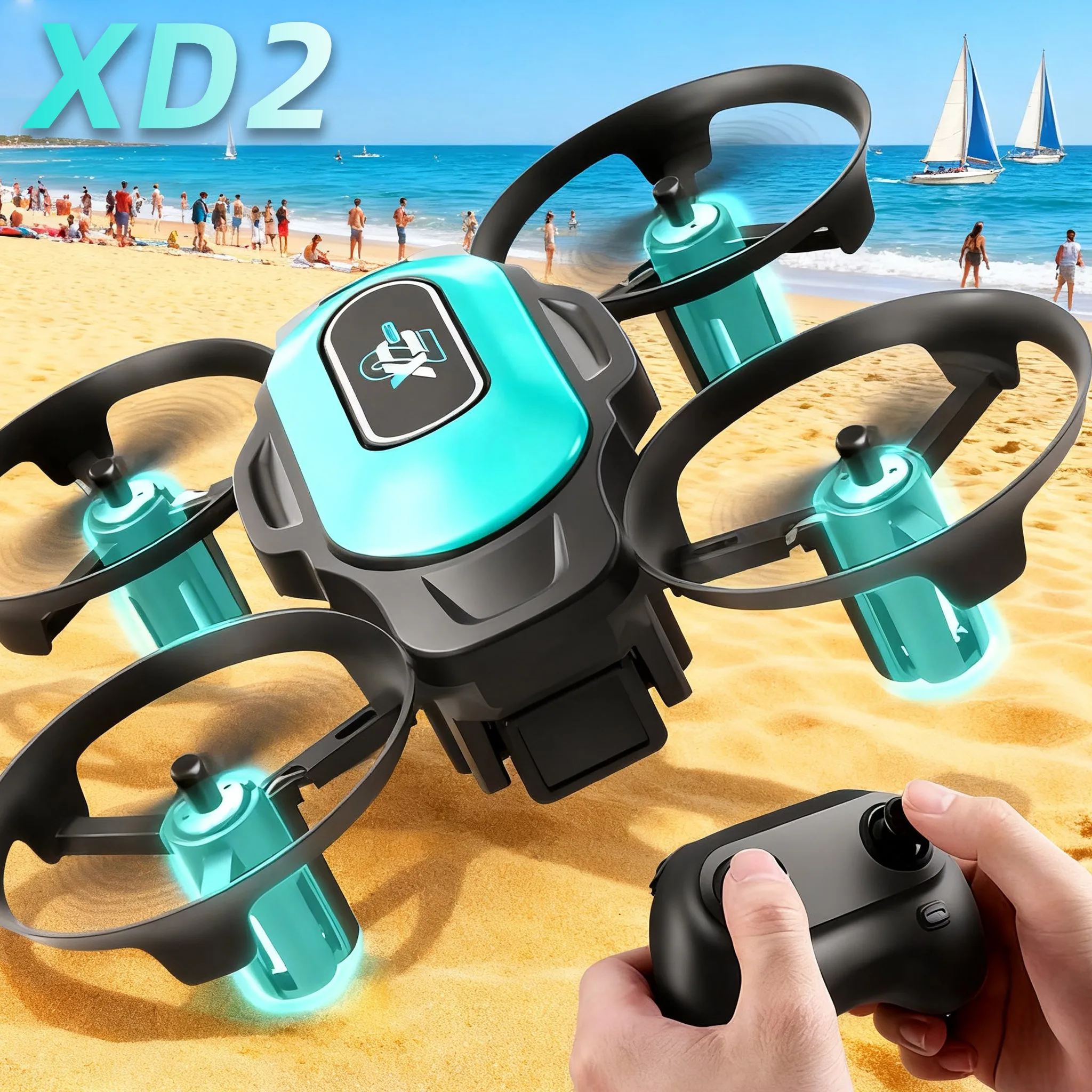 XD2 Mini Drone, 360° Stunt Fli - Drone Led Light review and price